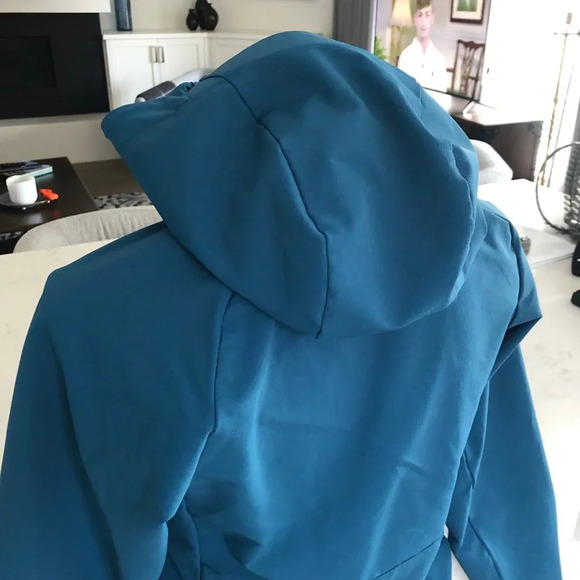 REI Co-op Activator Soft-Shell Casual Outdoor Full Zip Jacket Teal Blue Sz S - Picture 8 of 13